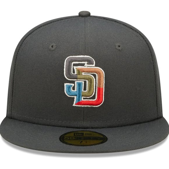 New Era San Diego Padres MULTI COLOR PACK 59FIFTY Fitted Hat Cap - Picture 2 of 6